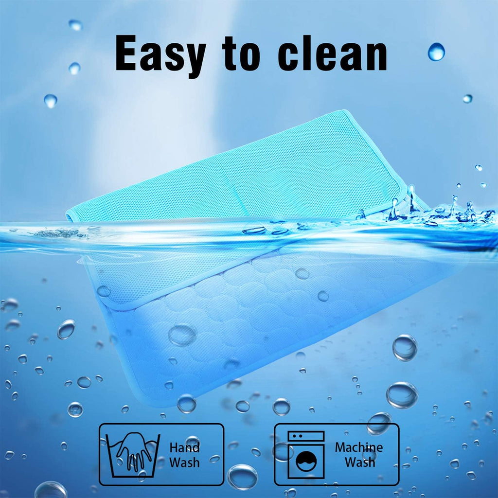 Cooling Mat for Dogs Cats Self Cooling Mat,Dog Cooling Mat-Upgraded Pet Cooling Mat Pad Blanket,Reusable Ice Silk Dog Cooling Pad,Washable Soft Cushion Puppy Kitten Pet Cooling Mat Pad Indoor/Outdoor