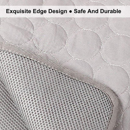 Dog Cooling Mat for Dogs Self Cooling, Summer Dog Cooling Pad for Small Medium Large Dogs Cats, Pet Ice Silk Blankets Sleeping Mat, Outdoor Dog Self Cooling Crate Mats Washable Portable